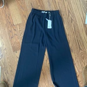 Vince high waisted wide leg pull-on crepe pants size XS NWT